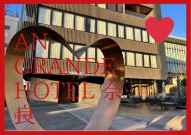 (宿泊記)AN-GRANDE HOTEL 奈良(アングランデホテル奈良)宿泊ブログ、おしゃれで奈良観光がしやすいホテル